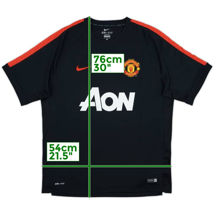 2014-15 Manchester United Nike Training Shirt - 9/10 - (XL)