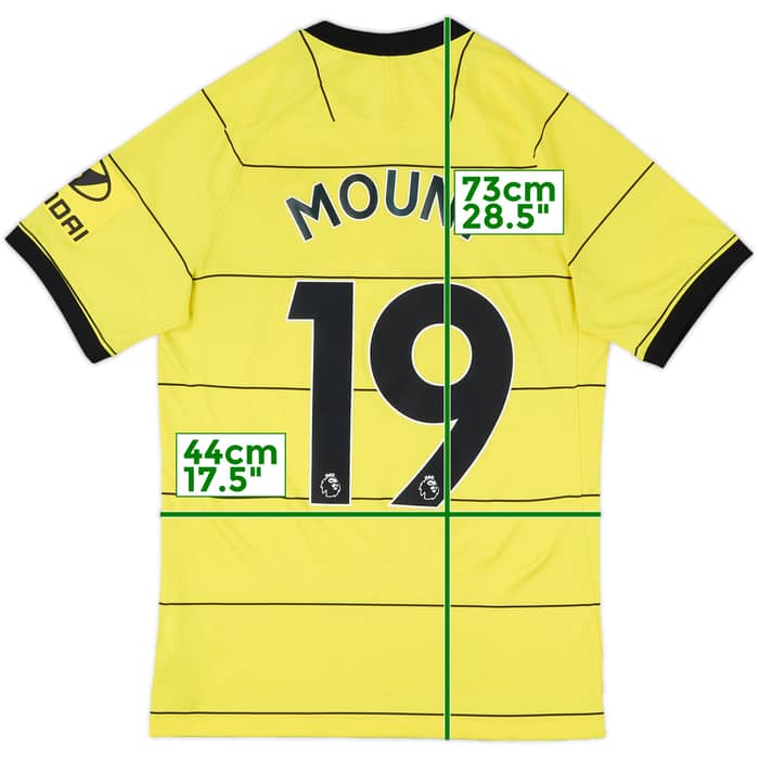 2021-22 Chelsea Away Shirt Mount #19 - 7/10 - (S)