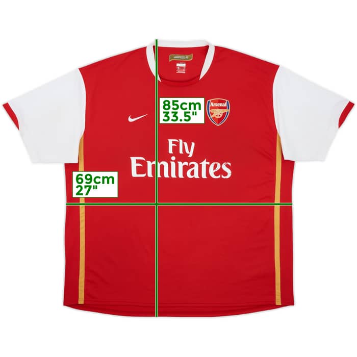 2006-08 Arsenal Home Shirt - 5/10 - (3XL)