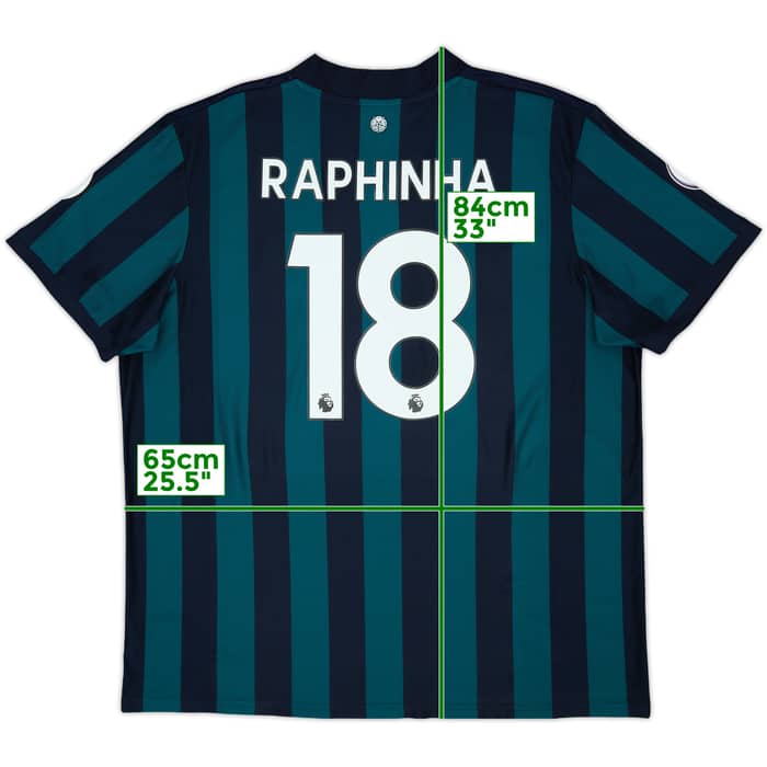 2020-21 Leeds United Away Shirt Raphinha #18 - 9/10 - (XXL)