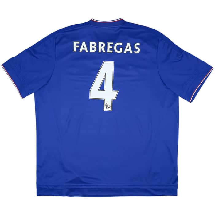 2015-16 Chelsea Home Shirt Fabregas #4 - 8/10 - (XXL)