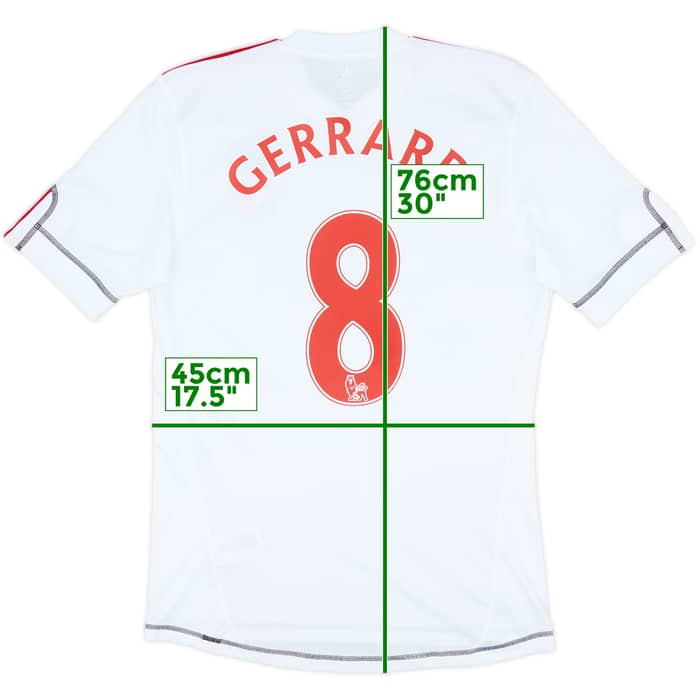 2009-10 Liverpool Third Shirt Gerrard #8 - 7/10 - (S)