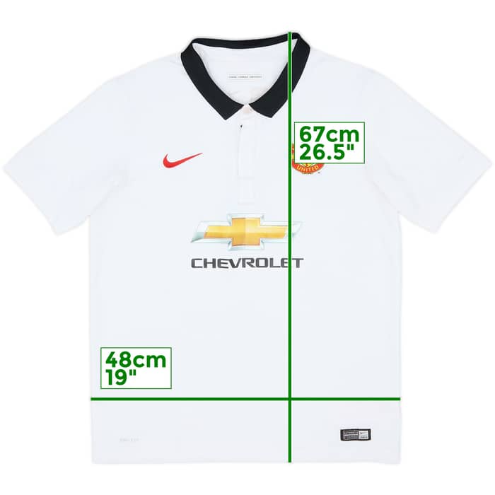 2014-15 Manchester United Away Shirt - 5/10 - (XL.Boys)