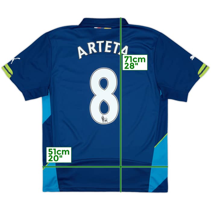 2014-15 Arsenal Third Shirt Arteta #8 - 7/10 - (M)