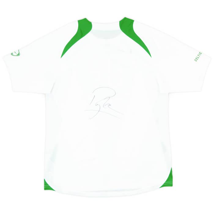 2006-07 Celtic Signed Nike Training Shirt - 5/10 - (M)