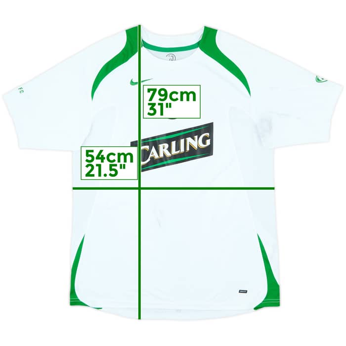 2006-07 Celtic Signed Nike Training Shirt - 5/10 - (M)