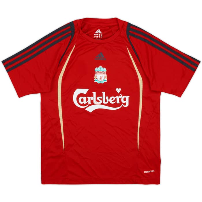 2009-10 Liverpool adidas Training Shirt - 8/10 - (L.Boys)