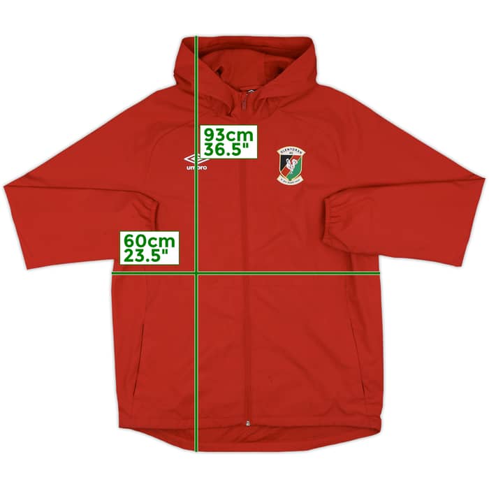 2018-19 Glentoran Umbro Hooded Rain Jacket - 9/10 - (L)