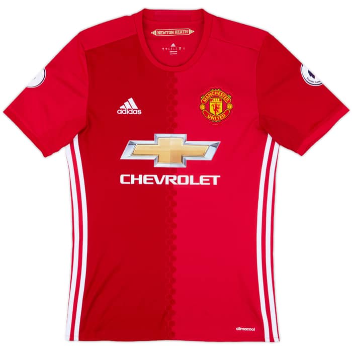 2016-17 Manchester United Home Shirt Pogba #6 - 9/10 - (S)