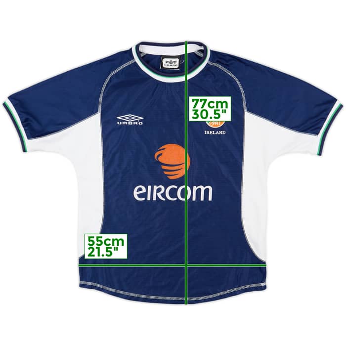2002-03 Ireland Umbro Training Shirt - 9/10 - (S)