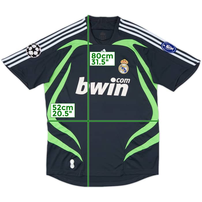 2007-08 Real Madrid CL Third Shirt - 6/10 - (M)