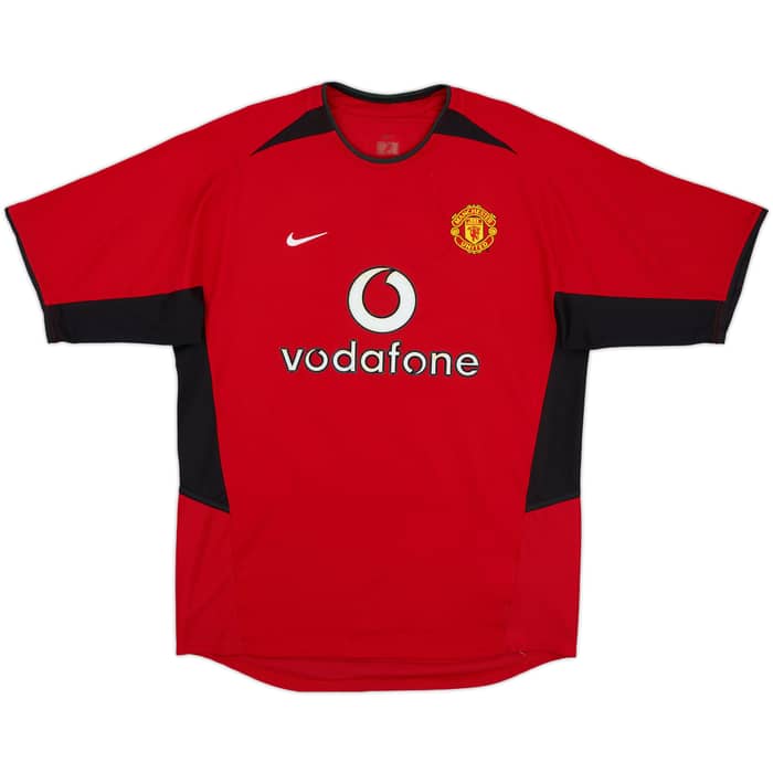 2002-04 Manchester United Home Shirt Veron #4 - 7/10 - (M)