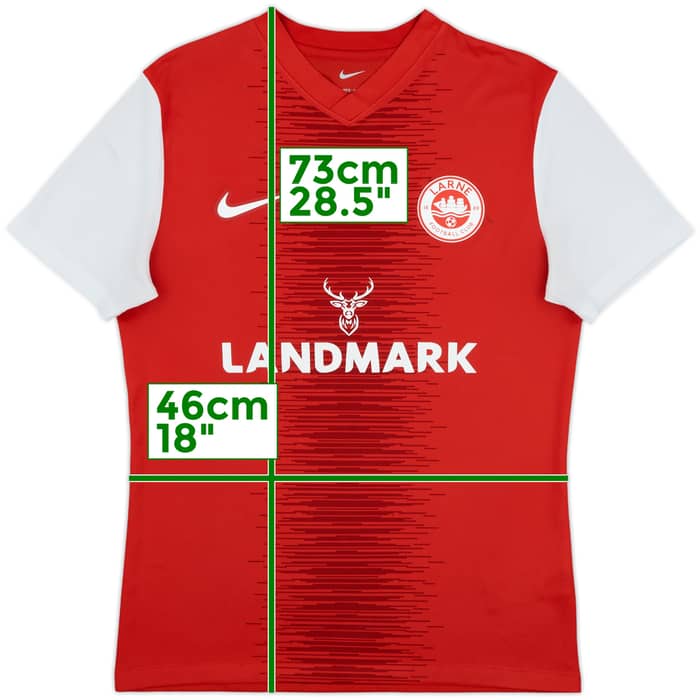 2022-23 Larne Home Shirt - 9/10 - (M)