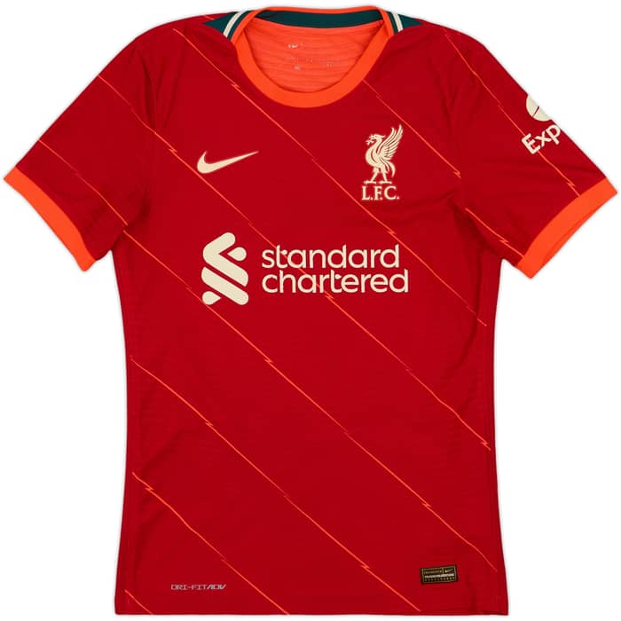 2021-22 Liverpool Authentic Home Shirt M.Salah #11 - 6/10 - (S)