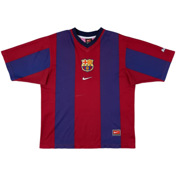 1998-99 Barcelona Basic Home Shirt - 6/10 - (S)