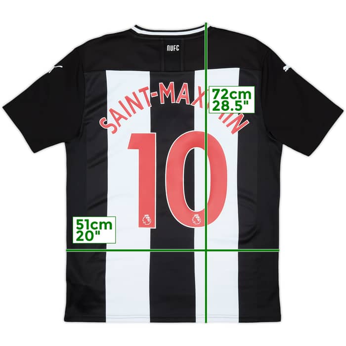 2019-20 Newcastle Home Shirt Saint-Maximin #10 - 8/10 - (M)