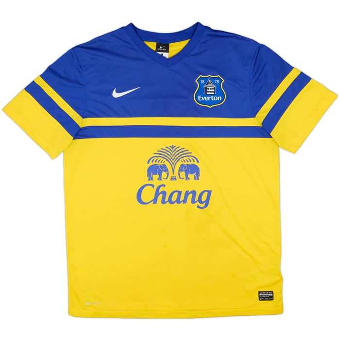 2013-14 Everton Away Shirt Lukaku #17 - 7/10 - (L)