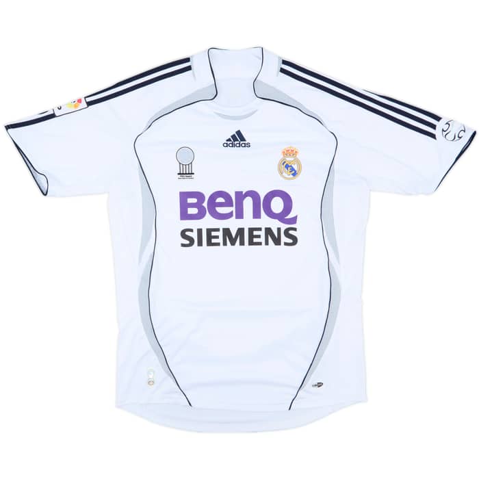 2006-07 Real Madrid Home Shirt Beckham #23 - 7/10 - (M)