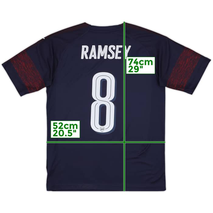 2018-19 Arsenal Away Shirt Ramsey #8 - 9/10 - (M)