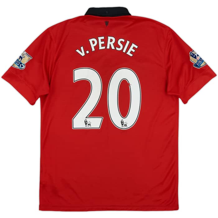 2013-14 Manchester United Home Shirt v. Persie #20 - 5/10 - (M)