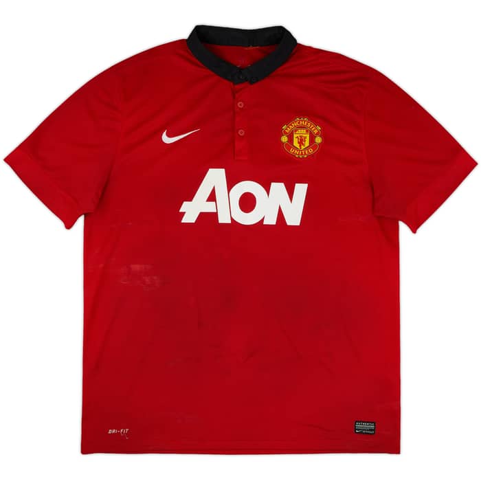 2013-14 Manchester United Home Shirt Chicharito #14 - 7/10 - (XL)
