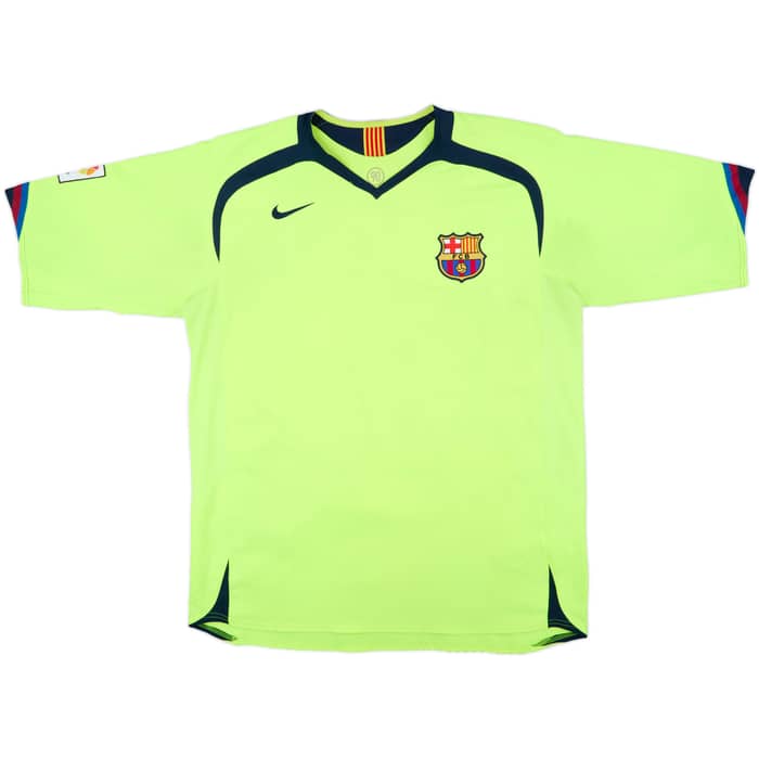 2005-06 Barcelona Away Shirt Ronaldinho #10 - 8/10 - (XL)