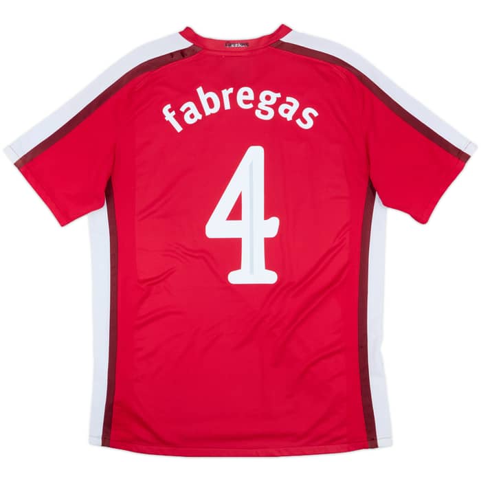 2008-10 Arsenal Home Shirt Fabregas #4 - 5/10 - (L)