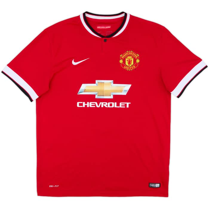 2014-15 Manchester United Home Shirt Mata #8 - 7/10 - (L)