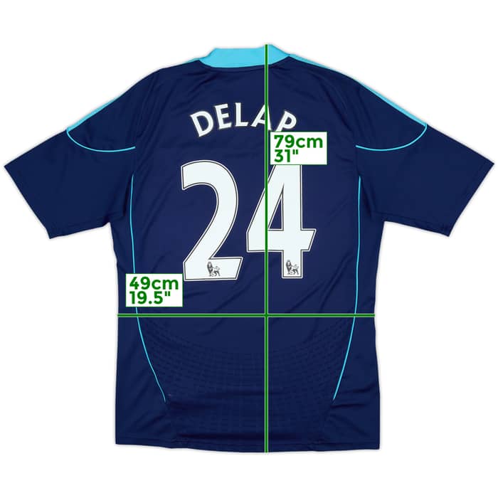 2010-12 Stoke City Away Shirt Delap #24 - 7/10 - (L)