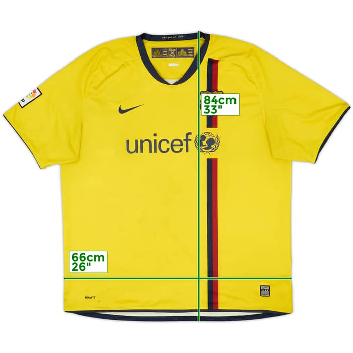 2008-10 Barcelona Away Shirt - 5/10 - (XXL)