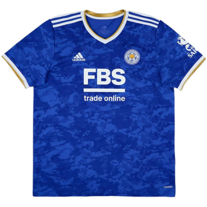 2021-22 Leicester Home Shirt Vardy #9 - 9/10 - (XL)