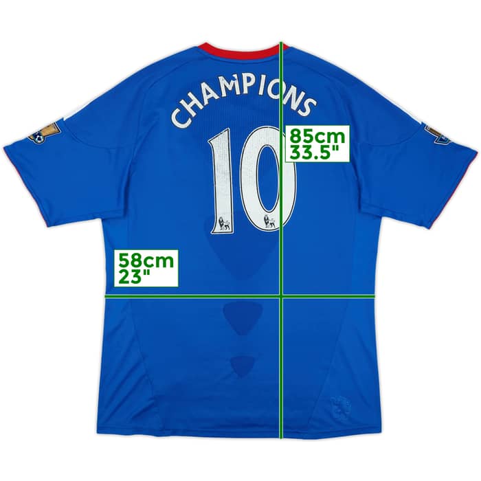 2010-11 Chelsea Home Shirt Champions #10 - 5/10 - (XXL)