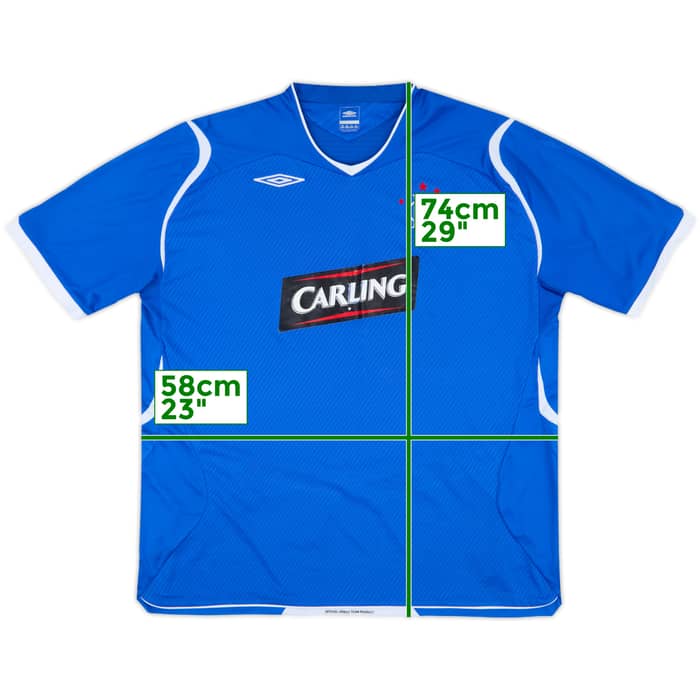 2008-09 Rangers Home Shirt - 6/10 - (3XL)