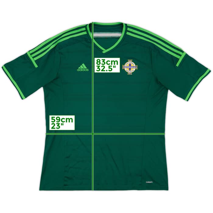 2014 Northern Ireland Home Shirt - 8/10 - (XL)