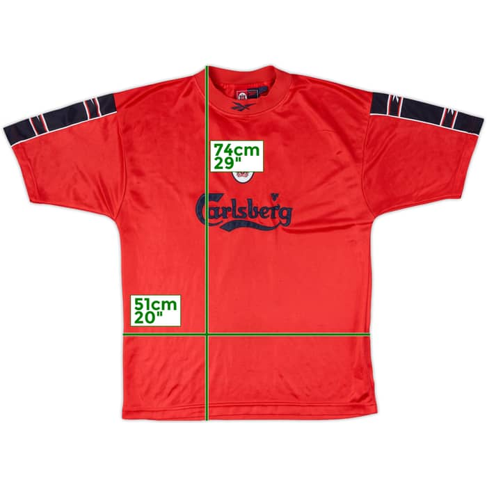 1998-00 Liverpool Reebok Training Shirt - 7/10 - (M)