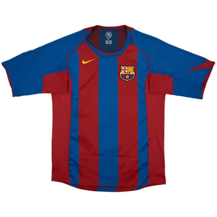 2004-05 Barcelona Home Shirt Deco #20 - 8/10 - (M)