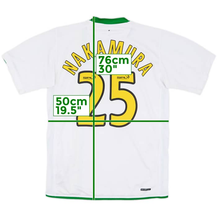 2006-08 Celtic European Third Shirt Nakamura #25 - 7/10 - (M)