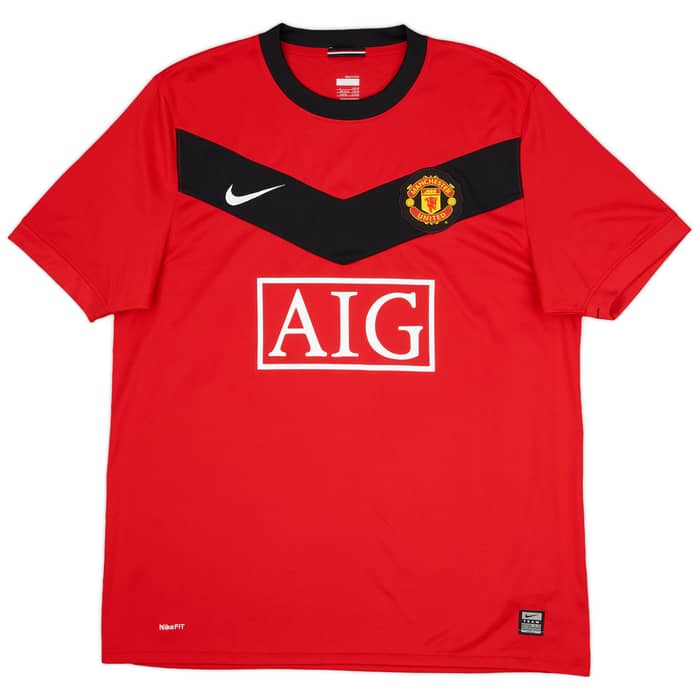 2009-10 Manchester United Home Shirt Rooney #10 - 8/10 - (L)