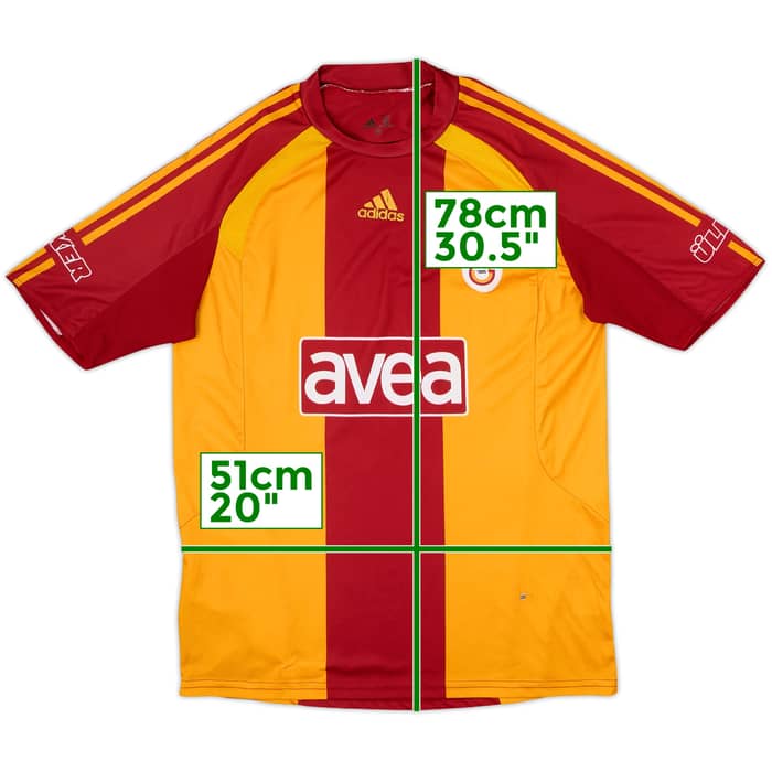 2008-09 Galatasaray Home Shirt - 6/10 - (M)
