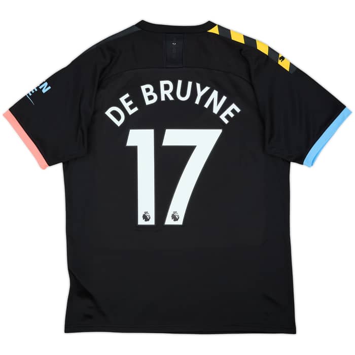 2019-20 Manchester City Away Shirt De Bruyne #17 - 8/10 - (L)