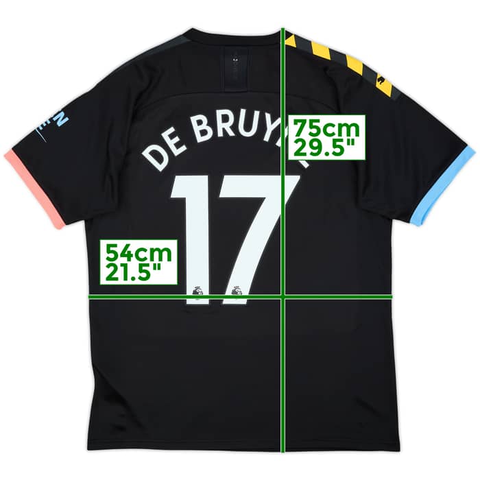 2019-20 Manchester City Away Shirt De Bruyne #17 - 8/10 - (L)