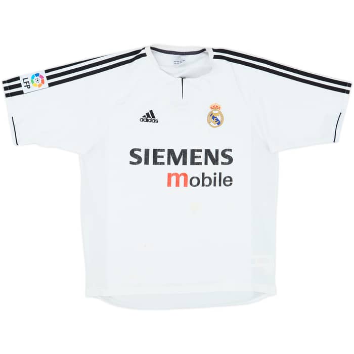 2003-04 Real Madrid Home Shirt - 4/10 - (M)