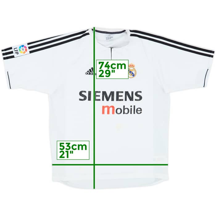 2003-04 Real Madrid Home Shirt - 4/10 - (M)
