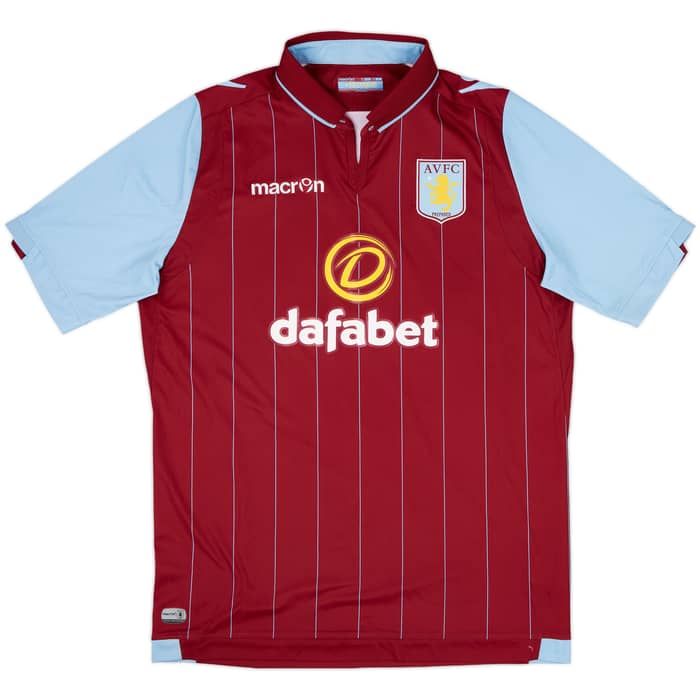 2014-15 Aston Villa Home Shirt Grealish #40 - 8/10 - (XL)