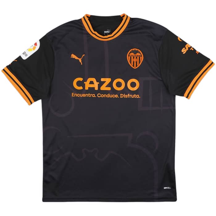 2022-23 Valencia Away Shirt Cavani #7 - 8/10 - (L)
