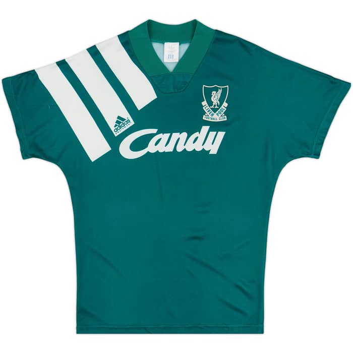 1991-92 Liverpool Away Shirt - 7/10 - (L.Boys)