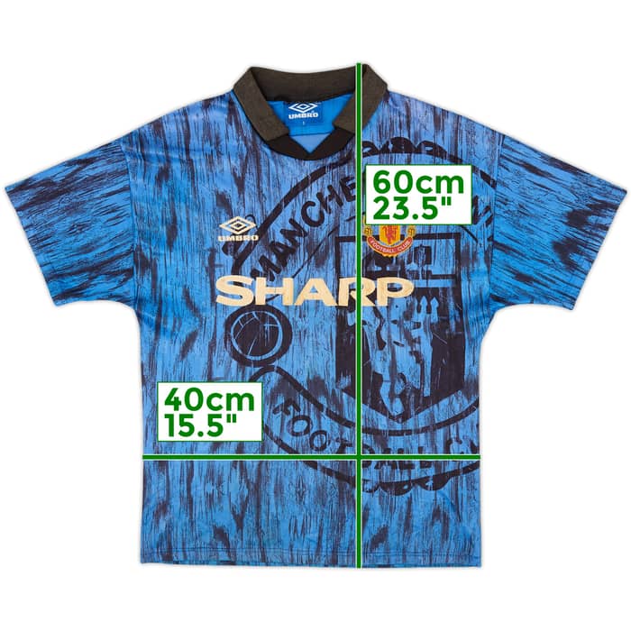 1992-93 Manchester United Away Shirt - 5/10 - (S)