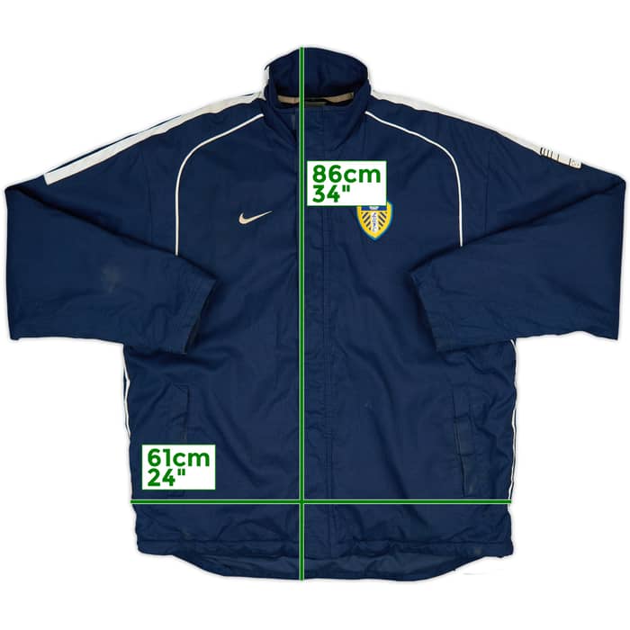 2002-03 Leeds United Nike Padded Bench Coat - 7/10 - (M)