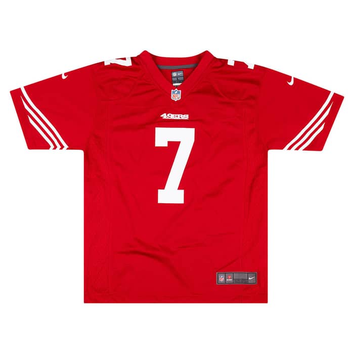 2012-16 San Francisco 49ers Kaepernick #7 Nike Game Jersey (Home) Y - W/Tags