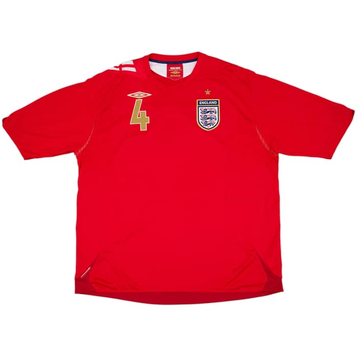 2006-08 England Away Shirt Gerrard #4 - 10/10 - (3XL)